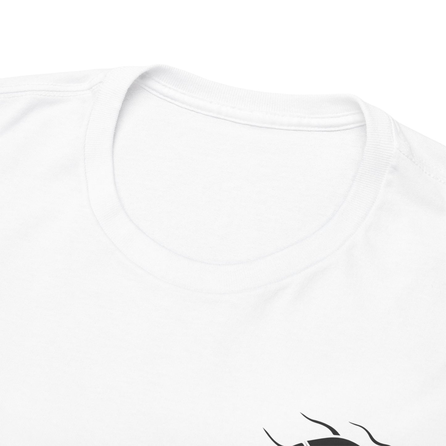 Skull Graphic Tee with Flames