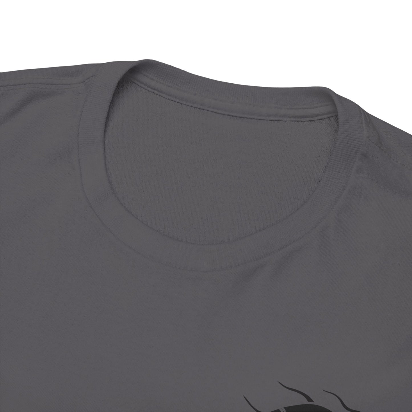 Skull Graphic Tee with Flames