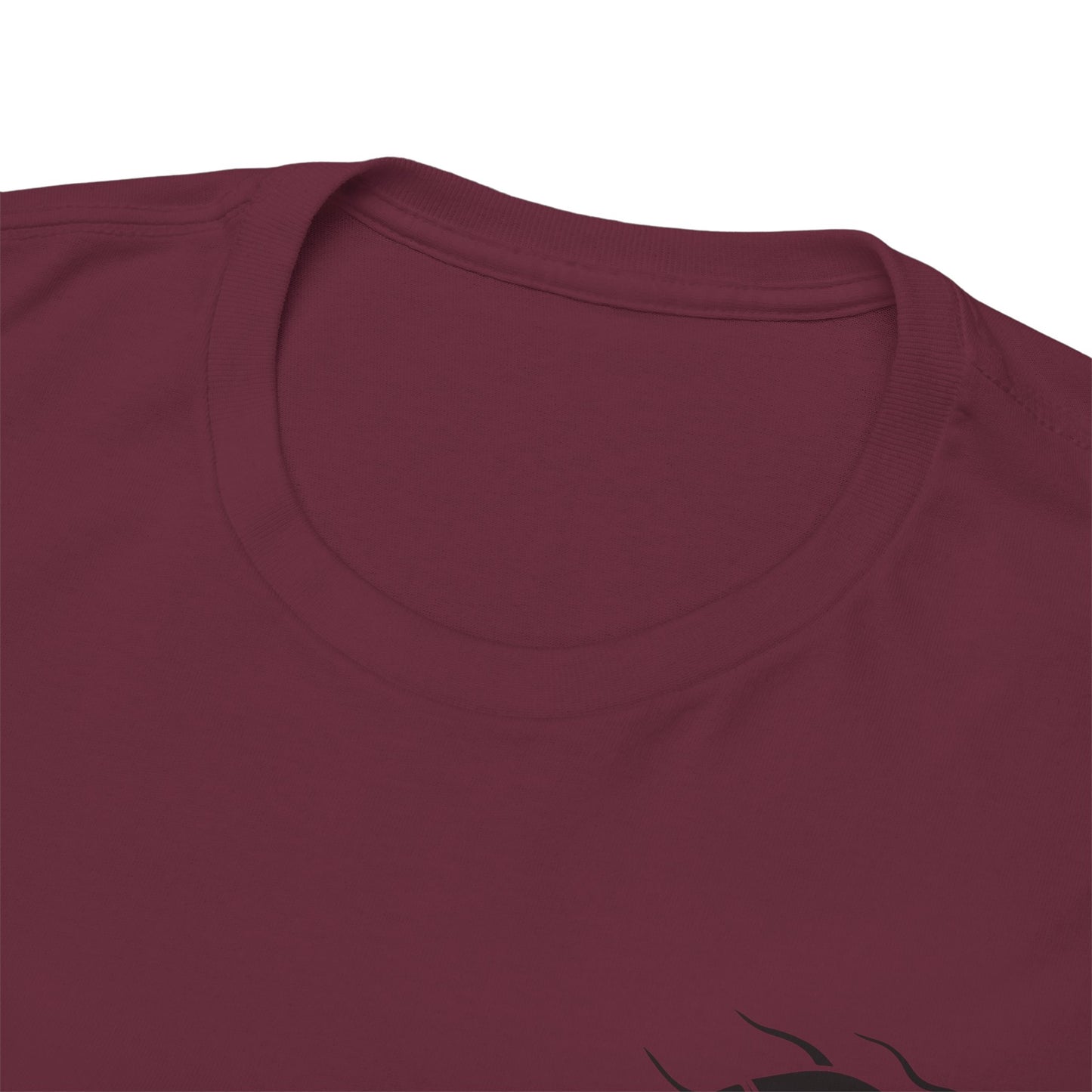 Skull Graphic Tee with Flames