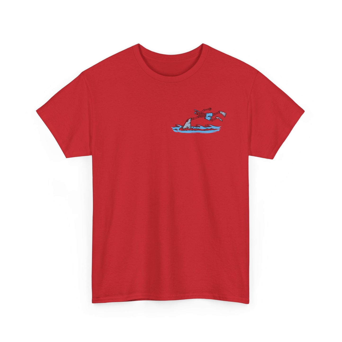 Surfing Skeletons Unisex Tee Shirt