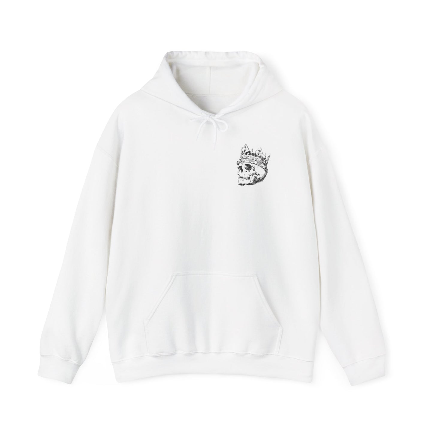 Edgy Skull Heavy Unisex Hoodie