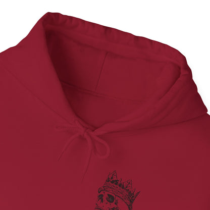 Edgy Skull Heavy Unisex Hoodie