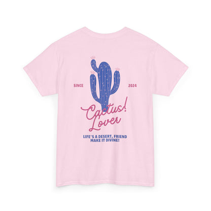 Cactus Lover T-Shirt, Cute Plant Tee