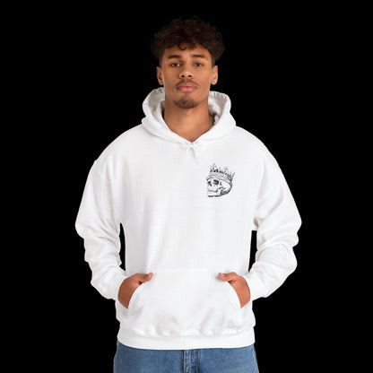 Edgy Skull Heavy Unisex Hoodie