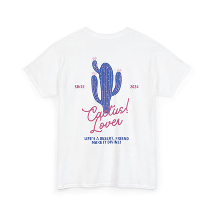 Cactus Lover T-Shirt, Cute Plant Tee