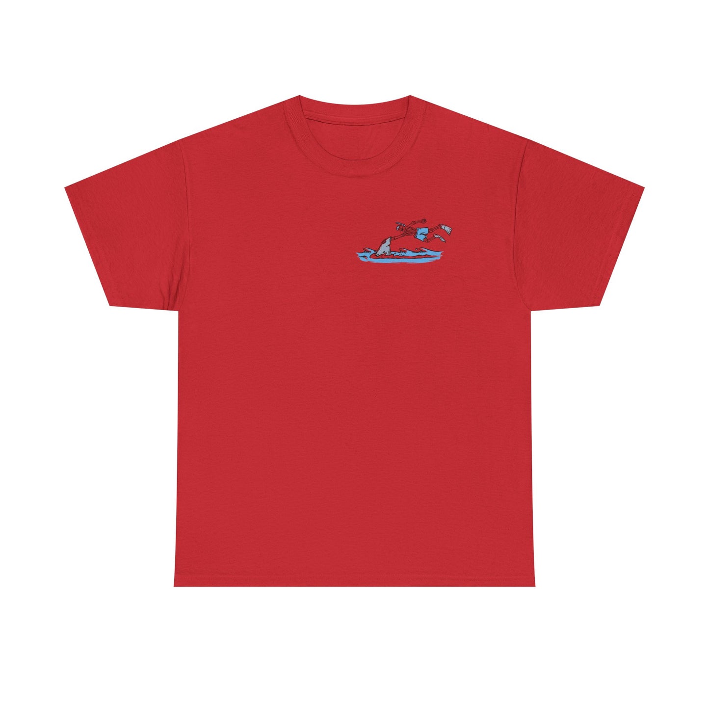 Surfing Skeletons Unisex Tee Shirt