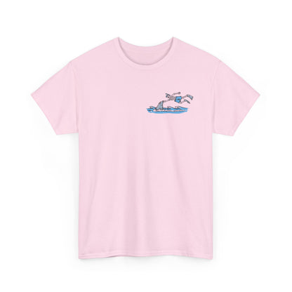 Surfing Skeletons Unisex Tee Shirt