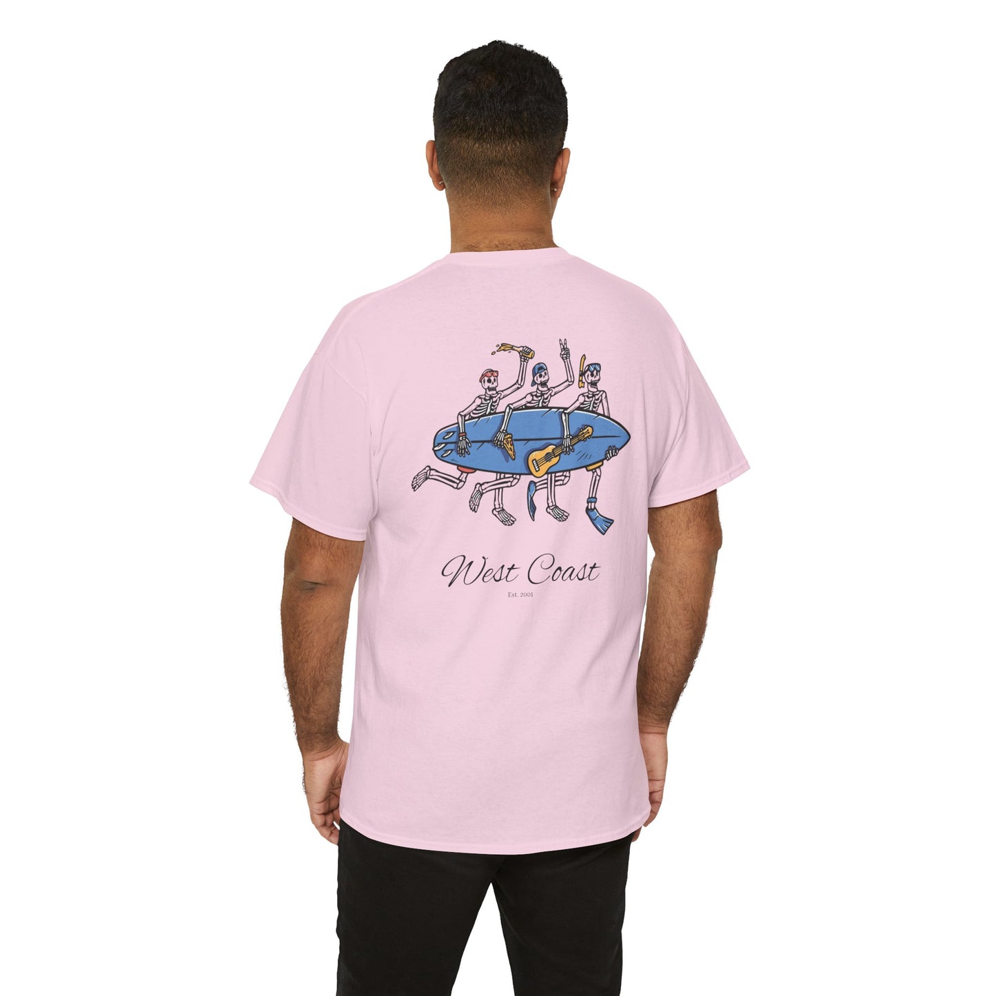 Surfing Skeletons Unisex Tee Shirt