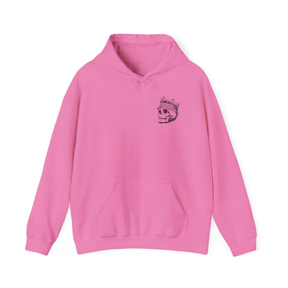 Edgy Skull Heavy Unisex Hoodie