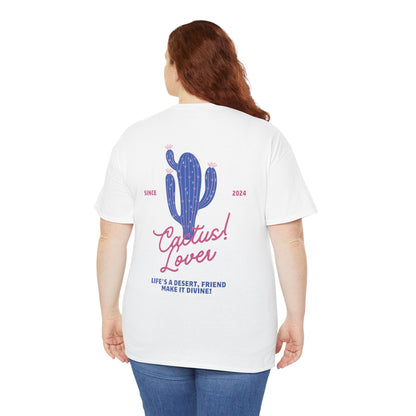 Cactus Lover T-Shirt, Cute Plant Tee