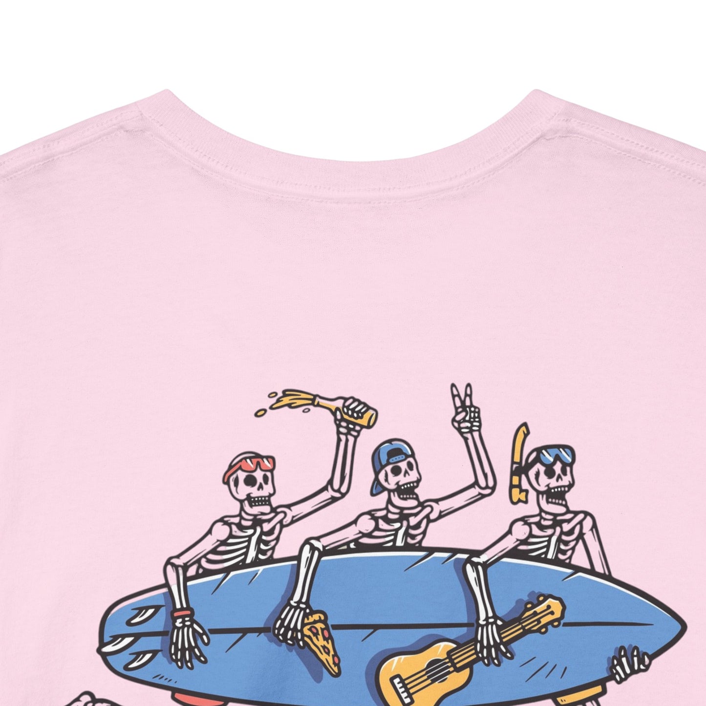Surfing Skeletons Unisex Tee Shirt