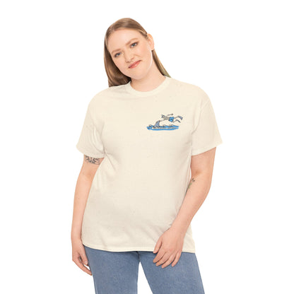 Surfing Skeletons Unisex Tee Shirt