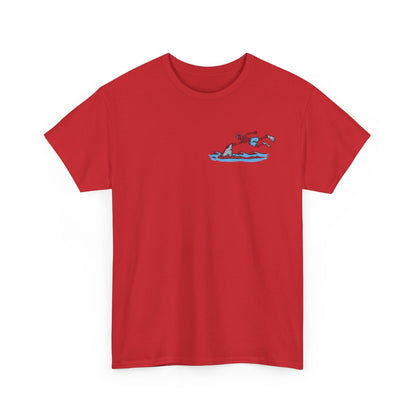 Surfing Skeletons Unisex Tee Shirt