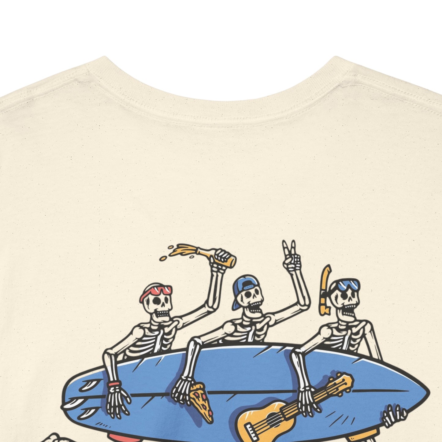 Surfing Skeletons Unisex Tee Shirt